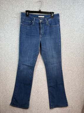 Levis 315 Shaping Bootcut Jeans 31 Blue Stretch Denim Western